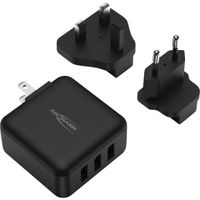 ANSMANN Travel USB Charger 15W Fast Charge Universal Travel Adapter Reiseadapter Reisestecker