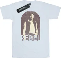 Star Wars - Pánske tričko "Rebel" BI46250 (L) (Biela)