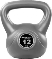 Movit Kettlebell činka, 12 kg, šedá/černá