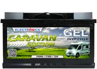 Electronicx Caravan Edition GEL baterie 110AH 12V - baterie pro obytné vozy, lodě, zásobování
