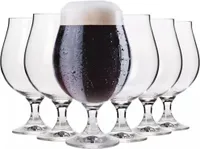 KROSNO Elite Poháre na Tmavé Pivo, Sada 6, 500 ml