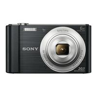 Sony Cyber-SHOT DSC-W810 20,1 Megapixel Kompaktkamera, 6-fach optischer/12-fach digitaler Zoom, 26 - 156 mm Brennweite, elektronischer Bildstabilisator, 1/2,3'' CCD-Sensor, F3,5 (W) - F6,5 (T), 2,7 Zoll (6,86 cm) Display, HD-Video, Gesichts- und Lächelerkennung