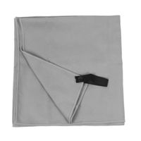 Glamexx24 Mikrofaser Handtücher mit Tasche Reisehandtuch perfekte Sporthandtuch XXL Strandhandtuch Sauna Yoga in Allen GRÖßEN-Farbe: Grau -Größe: 50x100 cm - 1 Stück
