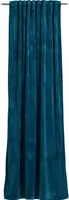 Schlaufenschal - Petrol - Samt - 135 x 245 cm - verdeckte Schlaufen
