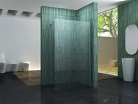 12 mm Duschwand FREE-CRUSHED 140 x 200 cm