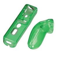 Hama Hardcase Kit for Nintendo Wii Remote Control, transparent-green, Grün