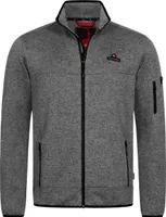 Höhenhorn Tacul Herren Jacke Fleece Strickjacke Grau Gr. L