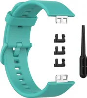 BStrap Silicone Armband für Huawei Watch Fit, teal