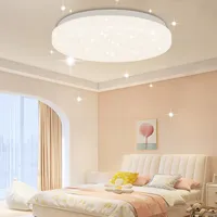 ZMH Led lampa sufitowa gwiaździste niebo lampa sufitowa nowoczesna mała okrągła 15W 3000K 21cm ciepła biel do sypialni klatka schodowa kuchnia salon biuro korytarz