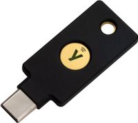 YUBICO YubiKey 5C NFC - Schwarz - 4096-bit RSA - 2048-bit RSA - Google account - Microsoft account - Salesforce.com - CCID smart card - FIDO HID device - HID keyboard - RSA 2048 - RSA 4096 (PGP) - ECC p256 - ECC p384 - USB