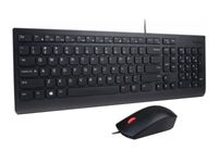 LENOVO Essential Wired Combo - Zestaw klawiatura i mysz - USB - Czeski