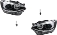 Johns, reflektory ksenonowe pasujące do BMW serii 1 F20 F21 10 - 15 z zestawem D1S lewy prawy 63117296913 7296913 63117296914 7296914