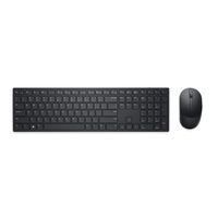 Dell Pro KM5221W - Tastatur-und-Maus-Set - QWERTY - US International - Schwarz