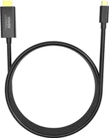 Vision Professional - Videokabel - HDMI USB - USB-C m bis - 2 m - Schwarz - 4K - Digitalkabel