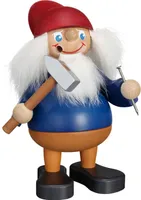 Holz Räucherfigur Heinzelmännchen, Typ:Handwerkerheinzel