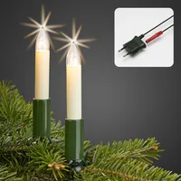 Lichterkette Schaftkerze Christbaum 15 Kerzen Weihnachten Deko Winter Innen