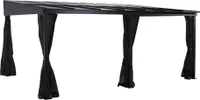 Sojag Aluminium Terrassenüberdachung St. Barth 1216 Anthrazit 363x483x240 cm
