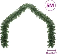 vidaXL Weihnachtsgirlande mit LED-Leuchten 5 m