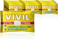 VIVIL Extra Strong Zitronenmelisse Pastillen ohne Zucker | 5 x 3er Pack