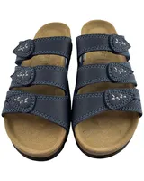 SUPERSOFT Damen Hausschuhe Pantoletten 275 015 BLUE Größe.42