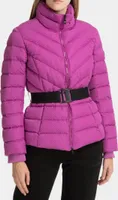 Emporio Armani EA7 Damska kurtka puchowa Różowy 6DTB11-TNGCZ-1317 Rozmiar L