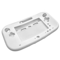 vhbw Hülle Case kompatibel mit Nintendo Wii U Gamepad Spielkonsole, Controller - Silikon Weiß