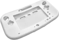 vhbw Hülle Case kompatibel mit Nintendo Wii U Gamepad Spielkonsole, Controller - Silikon Weiß