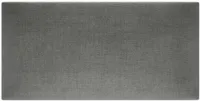 Bettkopfteil Wandkissen Kopfende Kopfteil Betthaupt Wandpolster 60x30cm Grau