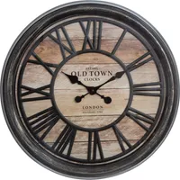 Atmosphera 49 Cm Wanduhr Schwarz  Schwarz One Size