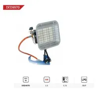Promiennik gazowy na butlę, słoneczko 4,6kW DEDRA DED9970
