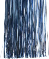 Lametta in verschiedenen Farben Blau