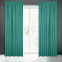 Vorhang BLACKOUT türkis 135x270 cm Kräuselband