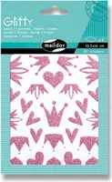 Samolepky Maildor Glitty Srdce a korunka