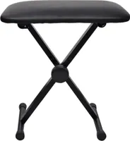 vidaXL Nastavitelná klavírní stolička Piano Bench Foldable