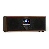 Auna - nabíjacie rádio s Bluetooth, na batérie, DAB/DAB+/FM, HCC displej, retro