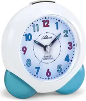 Atlanta 1733/5 Wecker für Kinder Quarz analog Kinderwecker blau leise