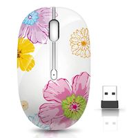 Kabellose Bluetooth-Maus mit Dual-Modus für PC, Laptop, Notebook, Computer, MacBook, weniger Rauschen, tragbare mobile optische Mäuse, Stil 2