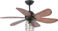 Stropní ventilátor s osvětlením a dálkovým ovládáním Chicago 91 cm
