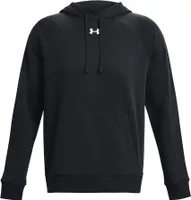Under Armour Black Ua Rivale Vlies Hoodie mit Logo – S