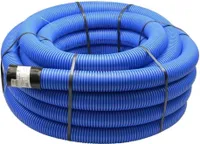 Megaastore Unterirdisches Wellrohr M50 mm | Leerrohr Elektrorohr Erdwellrohr 25m