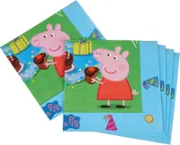 20 Servietten Peppa Pig 33x33cm 3-lagig