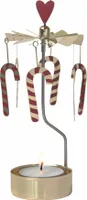 Candy Cane Teelichtkarussell - Pluto Design