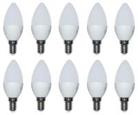 10 x LED Glühlampe Glühbirne Kerze E14 4W Ersatz für 30W 320lm 3000K 230V