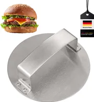 bremermann Burgerpresse, Hamburgerpresse für Patties, Smash-Burger, Edelstahl