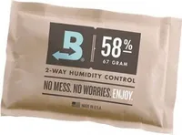Boveda Hygro Pack 67 Gramm 58% Luftfeuchtigkeit - Kräuter Trocknen Feminisieren Ernte Anbau Indoor Outdoor Erntehelfer Ernten