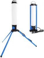 XPOtool LED Tower 100W reflektor budowlany z oświetleniem 360° reflektor roboczy o strumieniu świetlnym 10 000 lumenów z gniazdem