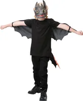 How To Train Your Dragon: The Hidden World - Kostüm-Zubehör ‘” ’"Toothless"“ - Kinder BN5247 (Einheitsgröße) (Schwarz)