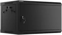 Lanberg Rack Wandschrank 19" 6U/600X450 Metalltür schwarz