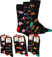 2 Paar Weihnachtssocken Weihnachten Nikolaus Advent Damen Herren Komfortbund Gr. 36-41