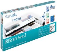 I.R.I.S. IRIScan Book 3, 216 x 1200 mm, 900 x 900 DPI, Handheld-Scanner, Weiß, LCD, JPG,PDF